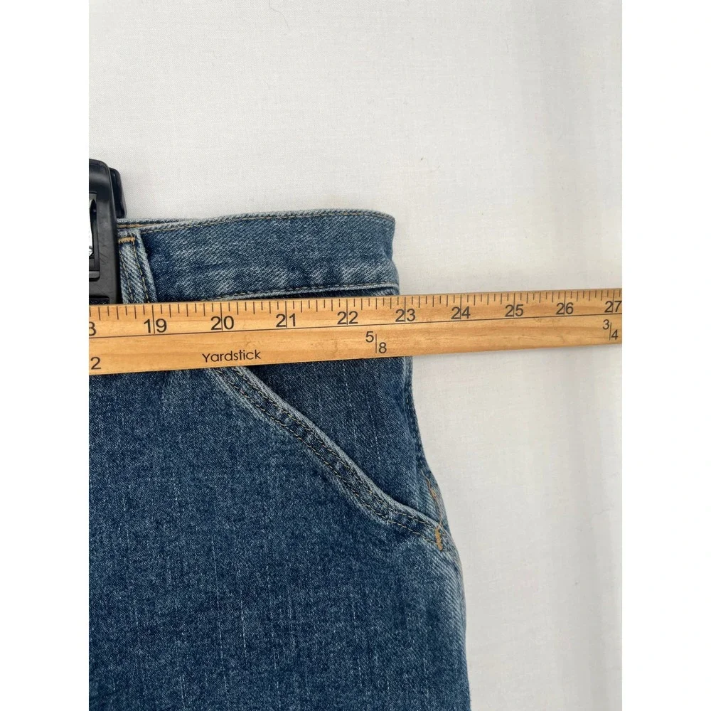 Gander Mountain Carpenter Jeans Mens 48x30 Loose Fit Hammer Loop Blue Denim